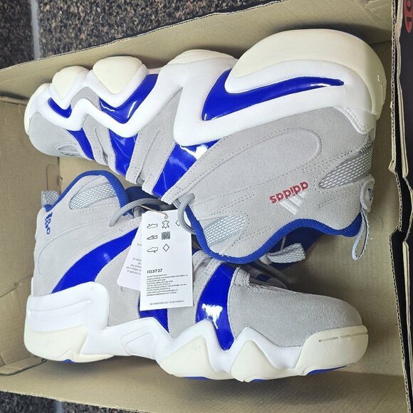 Adidas CRAZY 8 Dodger Blue And Grey Size 10.5M Through 11.5M - Picture 7 of 9